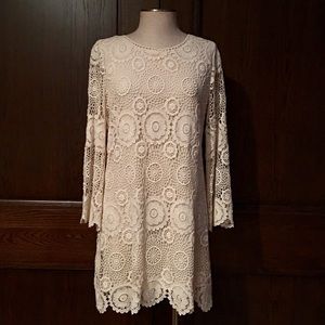 Zara Basics Crochet Dress